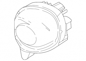 Fog lamp PTF right Mazda CX-5 17- TYC