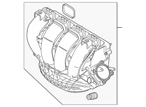 Intake manifold Ford Focus mk3 11-18 2.0