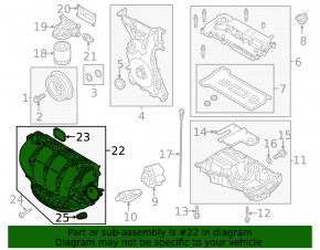 Intake manifold Ford Focus mk3 11-18 2.0