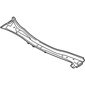 Ford Mustang mk6 15-23 metal windshield wiper pan