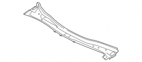 Ford Mustang mk6 15-23 metal windshield wiper pan