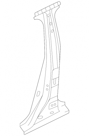 Body pillar central right Nissan Sentra 20-24