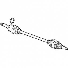 Drive axle rear left Lincoln MKZ 17-20 for locking