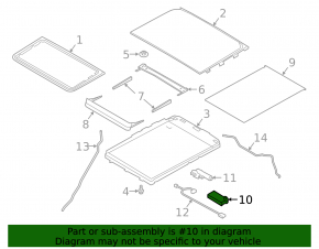Ford Explorer 20- Sunroof Motor