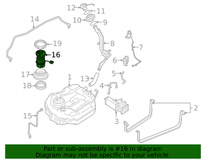 Fuel pump Mazda3 2.3 03-09