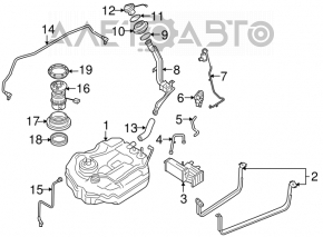 Fuel pump Mazda3 2.3 03-09
