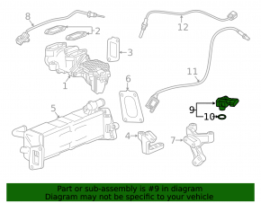 MAP sensor Cadillac CTS 14-19 rwd 2.0t