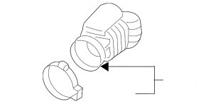 Air duct from filter Volvo XC90 16-18 T5