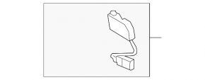 Hood lock right Audi A6 C7 12-18