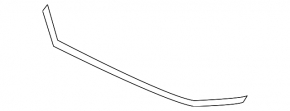 Hood seal on the bumper of the BMW 3 GT F34 14-19