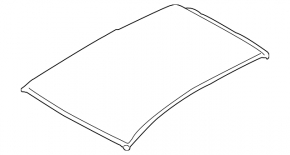 Metal roof Subaru Impreza 5d 17-23 under the hatch