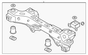 Rear subframe for Kia Sorento 14-15 FWD