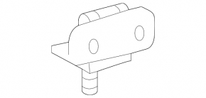Left tailgate hinge VW Golf 15-