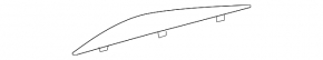 Front trunk floor lining for Lexus GS300 GS350 GS430 GS450h 06-11