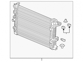 Chevrolet Equinox 23-24 LSD Water Cooling Radiator