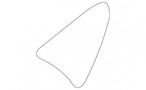 Audi Q5 8R 09-17 rear right door panel trim molding, walnut wood, scratches