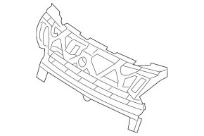 Porsche Cayenne 958 11-14 Turbo Front Bumper Upper Grille