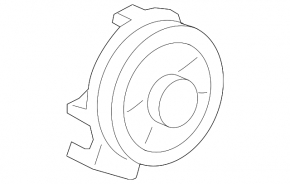 Airbag sensor, left door, Porsche Cayenne 19-26