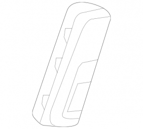 Airbag airbag seat rear right Mercedes GLS-class X166 13-19