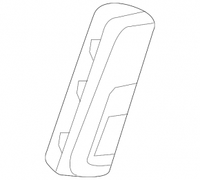 Airbag airbag seat rear right Mercedes GLS-class X166 13-19