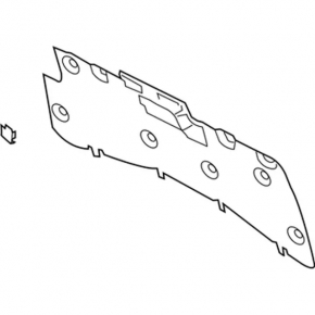Lincoln MKC hood insulation 15-19
