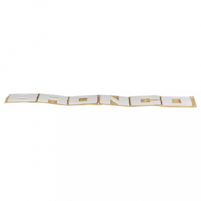 Emblem inscription BRONCO radiator grill grill Ford Bronco Sport 21-25 white