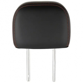 Rear right headrest for Ford Escape MK4 2023-2024, black leather, red stitching