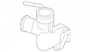 Cooling system filler neck Infiniti Q50 14-15 3.7 VQ37VHR