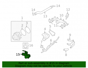 Cooling system filler neck Infiniti Q50 14-15 3.7 VQ37VHR