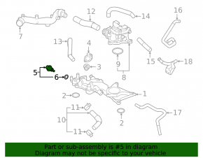 Coolant Temperature Sensor Subaru BRZ 22-26 2.4