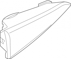 Inner trunk lid light, left, Infiniti QX30 2017-2019