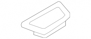 Trunk box right Volvo XC90 16-22 black, scratches