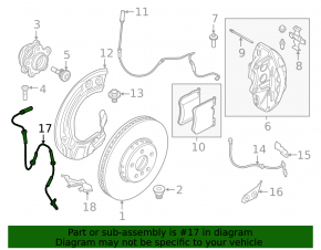 ABS sensor front right BMW X7 G07 19-