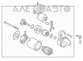 Starter Kia Forte 19-24 2.0