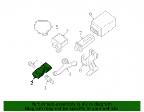 Wheel Pressure Sensor BMW X5 E70 07-12