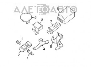 Wheel Pressure Sensor BMW X5 E70 07-12