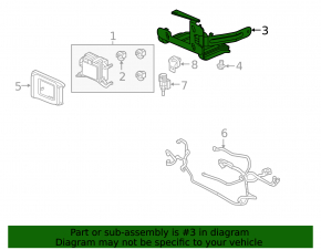 Honda Insight 19-22 Cruise Radar Bracket
