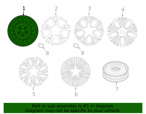 Wheel disk R16 Mitsubishi Outlander 14-18 iron