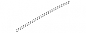 Upper rear left door molding BMW X7 G07 19 - matte chrome