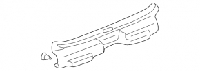 The trunk opening trim of the Lexus IS200 IS300 99-05 is worn out