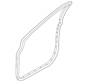 Front right door seal for Hyundai Santa FE Sport 13-18
