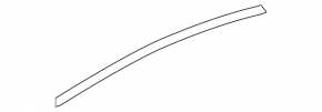 Upper rear left door molding for Kia Optima 11-16 chrome