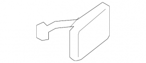 Infiniti Q50 18-20 rear bumper tow hook cap