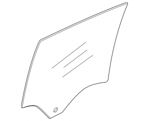 Glass for the rear right door of Chevrolet Equinox EV 24-26