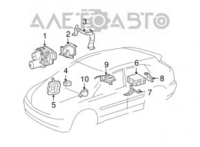 Skid Control Lexus RX400h 04-08