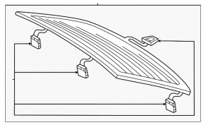 Rear window Audi A3 22-26