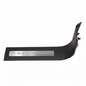 Door sill trim front right Ford Explorer 11-15 black with chrome