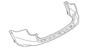Rear bumper upper part Ford Explorer 20-