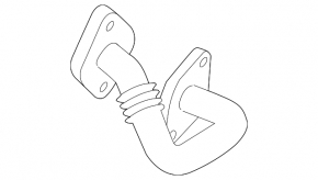 EGR tube long VW Jetta 11-18 USA TDI