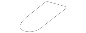 Front pillar molding left Volkswagen ID.4 21-23